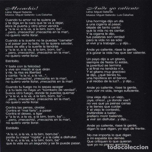 CDs de m&uacute;sica: Azucar Moreno &ndash; Ol&eacute; (CD, Epic EPC 492672 2) - Foto 7