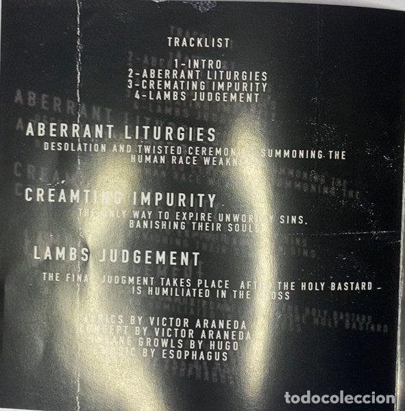 CDs de m&uacute;sica: Esophagus &ndash; Aberrance (CD, Pathologically Explicit Recordings PER165) - Foto 3