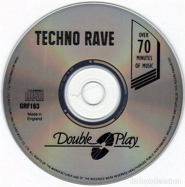 CDs de m&uacute;sica: Various &ndash; Techno Rave (CD, Double Play GRF163) - Foto 3