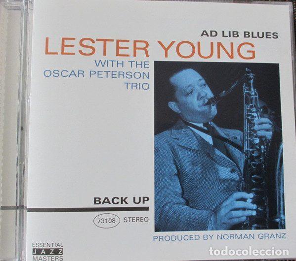 Musik-CDs: Lester Young With The Oscar Peterson Trio &ndash; Ad Lib Blues (CD, Back Up 73108)