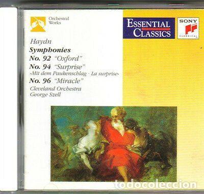 CD de M&uacute;sica: Haydn - George Szell, Cleveland Orchestra &ndash; Symphonies No. 92 &raquo;Oxford&laquo; ᐧ No. 94 &raquo;Mit Dem...