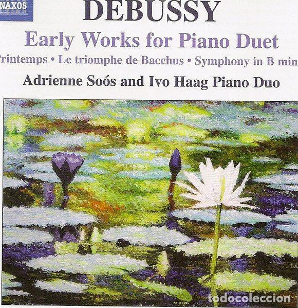 CD de M&uacute;sica: Debussy, Adrienne So&oacute;s And Ivo Haag, Piano Duo &ndash; Early Works For Piano Duet: Printemps &bull; Le...