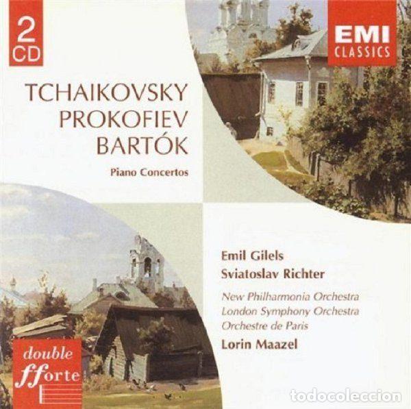 Music CDs: Tchaikovsky, Prokofiev, Bart&oacute;k / Emil Gilels, Sviatoslav Richter, New Philharmonia Orchestra,...