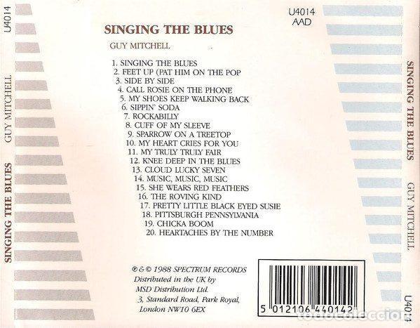 CDs de m&uacute;sica: Guy Mitchell &ndash; Singing The Blues (CD, Spectrum U4014) - Foto 2