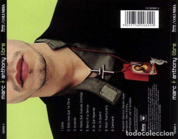CDs de m&uacute;sica: Marc Anthony &ndash; Libre (CD, Sony Discos 502080 9) - Foto 2