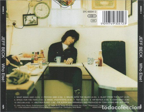 CDs de m&uacute;sica: Jeff Beck &ndash; Who Else! (CD, Epic 493041 2) - Foto 2