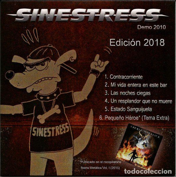 CD de M&uacute;sica: Sinestress &ndash; Demo 2010 (CDr, Rock CD Records RCDR2423)