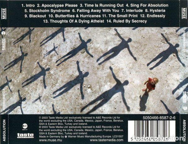 CDs de m&uacute;sica: Muse &ndash; Absolution (CD, EastWest 5050466-8587-2-6) - Foto 2