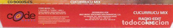 CDs de m&uacute;sica: Various &ndash; Cucurrucu Mix (CD, Code Music CO-90005-CS) - Foto 3