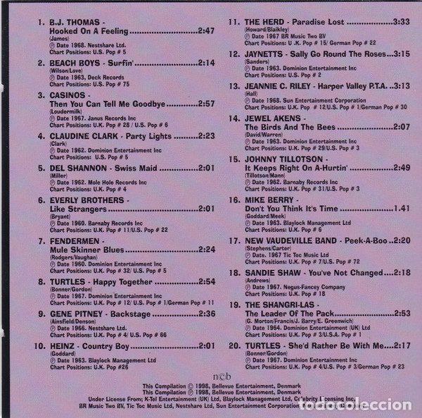 CDs de m&uacute;sica: Various &ndash; 60s treasures (CD, The Original Jukebox Selection 4019-2) - Foto 2