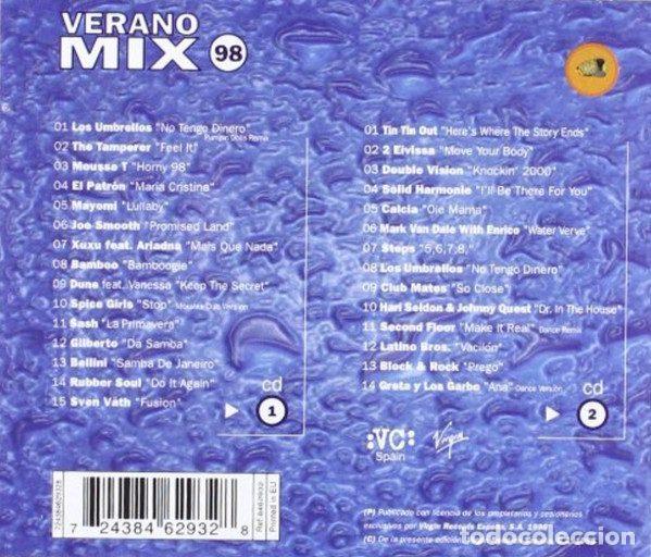 CDs de m&uacute;sica: Various &ndash; Verano Mix 98 (CD, Virgin 8462932) - Foto 2