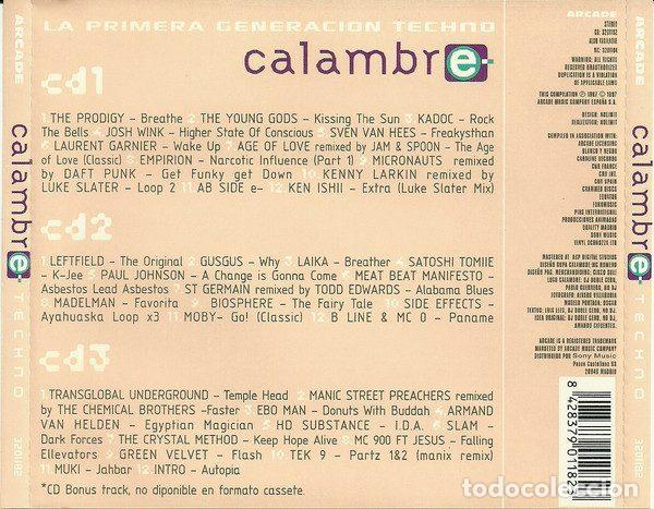 CDs de m&uacute;sica: Various &ndash; Calambre Techno (CD, Arcade 3201182) - Foto 5