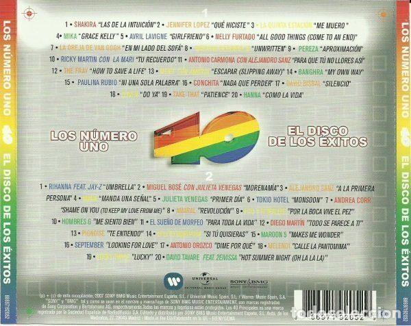 CDs de m&uacute;sica: Various &ndash; Los N&uacute;mero Uno 40 (El Disco De Los &Eacute;xitos) (CD, Warner Music 88697192052) - Foto 2