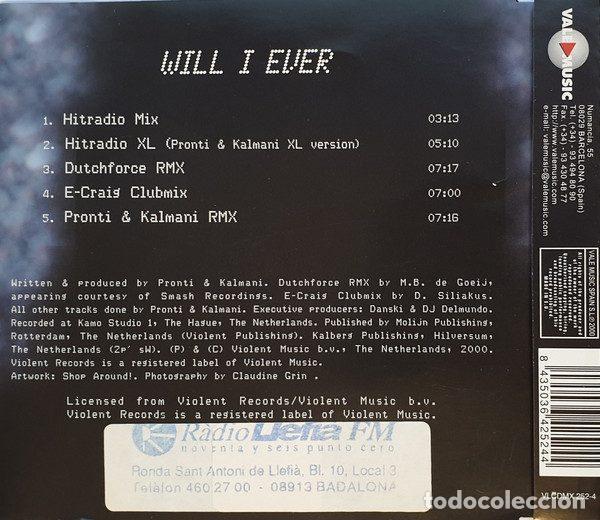 CDs de m&uacute;sica: Alice Deejay &ndash; Will I Ever (CD, Vale Music VLCDMX 252-4) - Foto 2