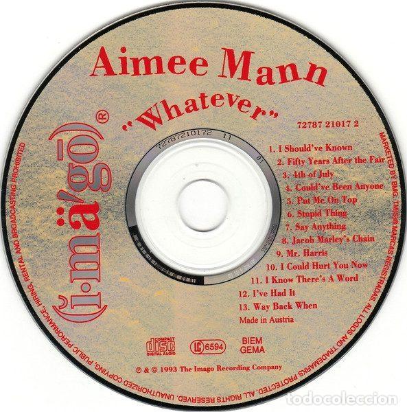 CDs de m&uacute;sica: Aimee Mann &ndash; Whatever (CD, Imago 72787 21017 2) - Foto 3