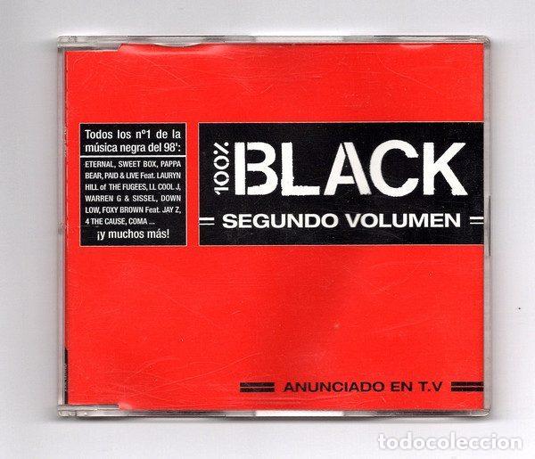 CDs de m&uacute;sica: Various &ndash; 100% Black (Segundo Volumen) (CD, Blanco Y Negro BNCD 927)