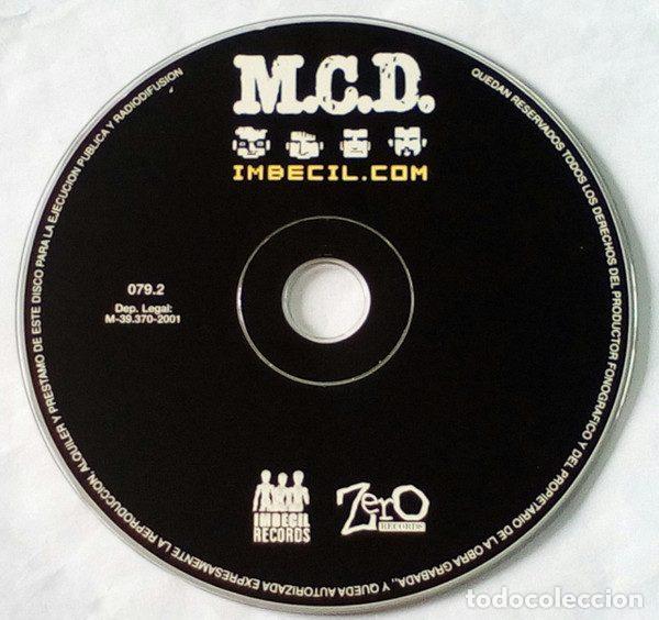 CDs de m&uacute;sica: M.C.D. &ndash; Imbecil.com (CD, Zero Records 079.2) - Foto 3