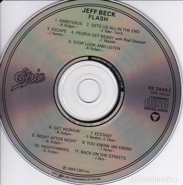 CDs de m&uacute;sica: Jeff Beck &ndash; Flash (CD, Epic EK 39483) - Foto 3