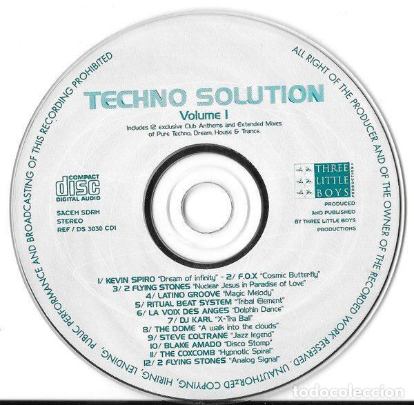 CDs de m&uacute;sica: Various &ndash; Techno Solution Vol.1 (CD, Three Little Boys DS 3030 CD1) - Foto 6