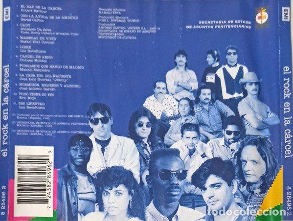 CDs de m&uacute;sica: Various &ndash; El Rock En La C&aacute;rcel (CD, EMI 8 28496 2) - Foto 2