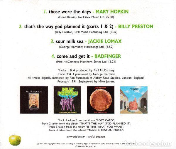 CDs de m&uacute;sica: Various &ndash; Apple E.P. (CD, Apple Records CD APP 1) - Foto 3