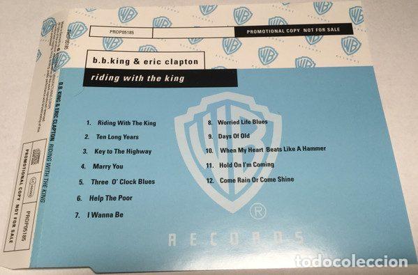 CDs de Musique: B.B. King & Eric Clapton &ndash; Riding With The King (CD, Warner Bros. Records PROP05185)