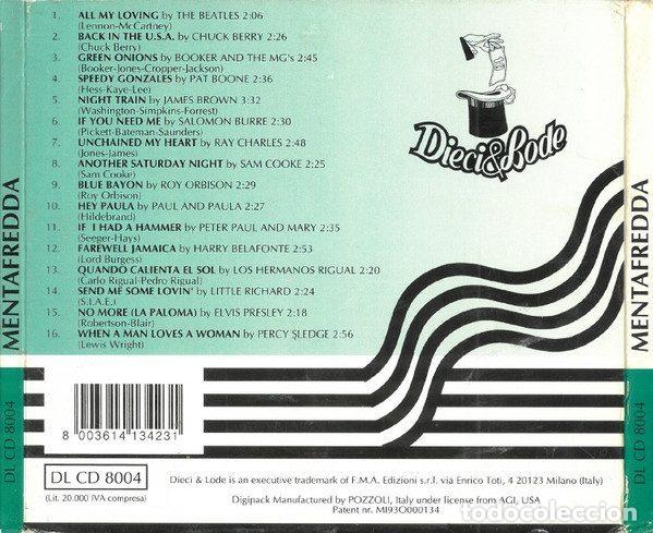 CDs de m&uacute;sica: Various &ndash; Mentafredda (CD, Dieci & Lode DL CD 8004) - Foto 2