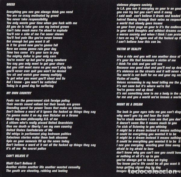 CDs de m&uacute;sica: Pennywise &ndash; Straight Ahead (CD, Epitaph 86553-2) - Foto 5