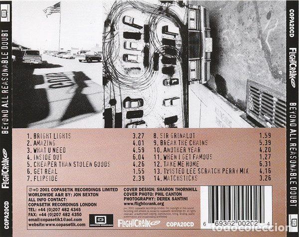 CDs de m&uacute;sica: Flightcrank &ndash; Beyond All Reasonable Doubt (CD, Copasetik Recordings COPA20CD) - Foto 3