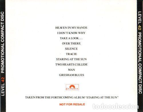 CDs de m&uacute;sica: Level 42 &ndash; Staring At The Sun (CD, Polydor POLYCDS 2) - Foto 2