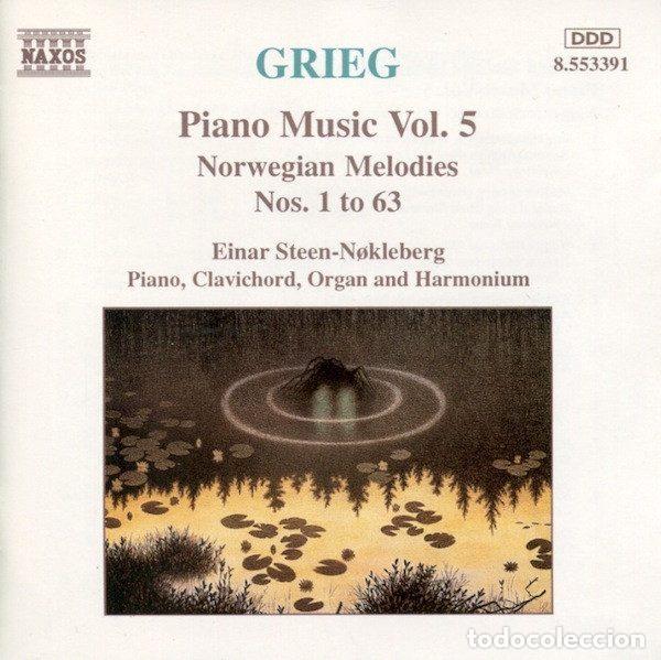 Music CDs: Grieg, Einar Steen-N&oslash;kleberg &ndash; Piano Music Vol. 5 (CD, Naxos 8.553391)