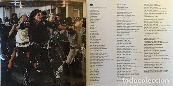 CDs de m&uacute;sica: Michael Jackson &ndash; Bad (CD, Epic EPC 504423 2) - Foto 7