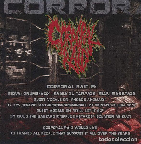 CDs de m&uacute;sica: Corporal Raid &ndash; Manipulating The Host (CD, Pathologically Explicit Recordings PER080) - Foto 5