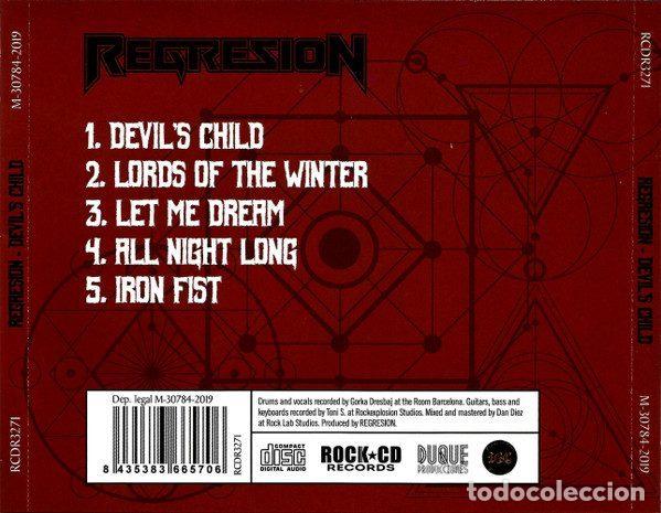 CDs de m&uacute;sica: Regresion &ndash; Devils Child (CDr, Rock CD Records RCDR3271) - Foto 2