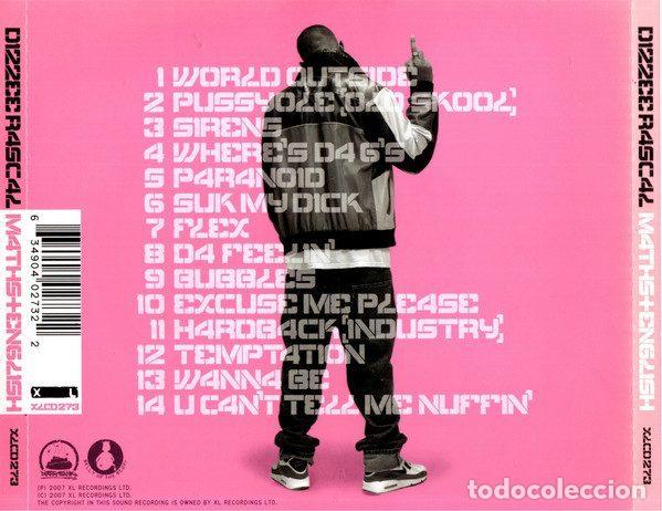 CDs de m&uacute;sica: Dizzee Rascal &ndash; Maths+English (CD, XL Recordings XLCD273) - Foto 2