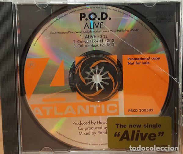 CDs de m&uacute;sica: P.O.D. &ndash; Alive (CD, Atlantic PRCD 300582) - Foto 3