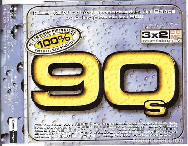 CDs de m&uacute;sica: Various &ndash; 100% 90s (CD, Blanco Y Negro BNCD 978 CM) - Foto 3