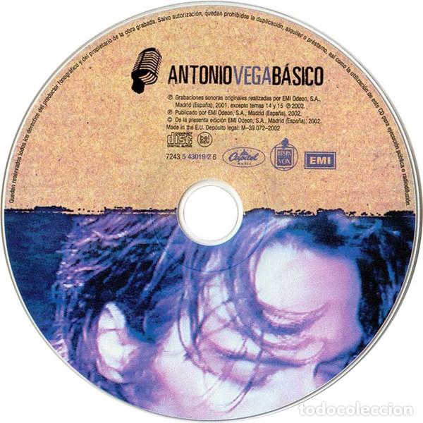 CDs de m&uacute;sica: ANTONIO VEGA &ndash; B&Aacute;SICO CD 2002 - Foto 3