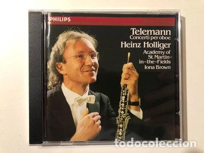 CDs de m&uacute;sica: Telemann: 5 Oboe Concertos- 0028941287922