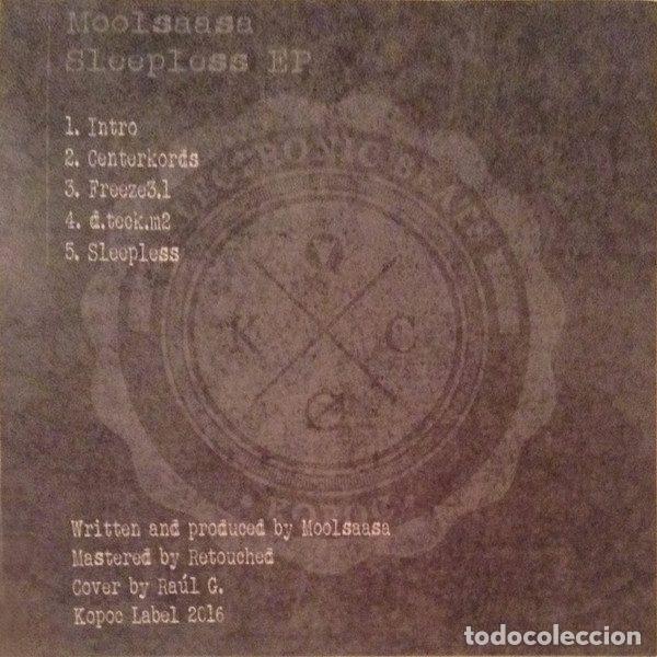 CDs de m&uacute;sica: Moolsaasa &ndash; Sleepless (EP) (CD, Kopoc Label KPL001CD) - Foto 2