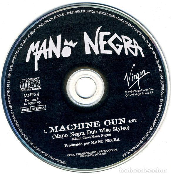 CDs de m&uacute;sica: Mano Negra &ndash; Machine Gun (CD, Virgin MNPS4) - Foto 3