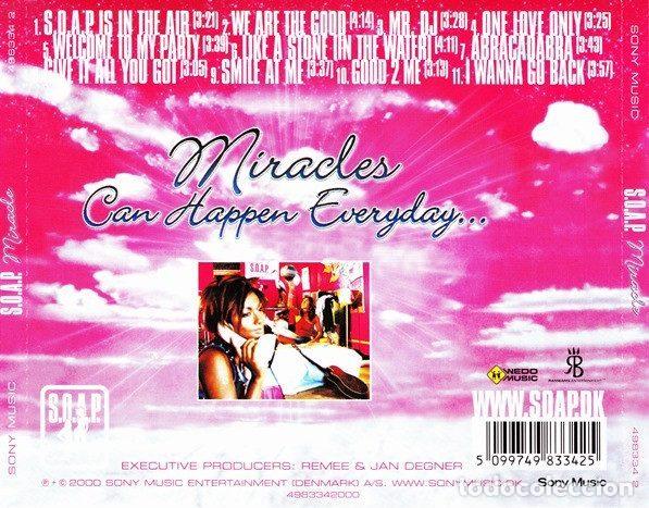 CDs de m&uacute;sica: S.O.A.P. &ndash; Miracle (CD, SOAP Records 498334 2) - Foto 2