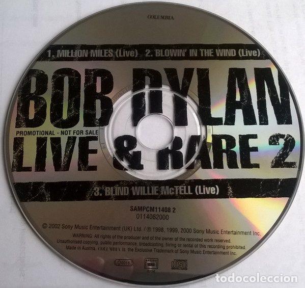 CDs de m&uacute;sica: Bob Dylan &ndash; Live & Rare 2 (CD, Columbia SAMPCM11408 2) - Foto 3
