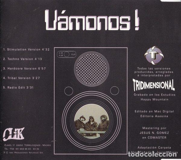 CDs de m&uacute;sica: Tridimensional &ndash; V&aacute;monos! (CD, Clik CLK 004-5) - Foto 3