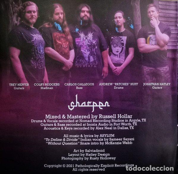CDs de m&uacute;sica: Asylum &ndash; Sharpen (CD, Pathologically Explicit Recordings PER177) - Foto 3