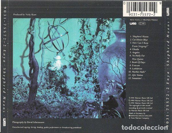 CDs de m&uacute;sica: Enya &ndash; Shepherd Moons (CD, WEA 9031-75572-2) - Foto 2