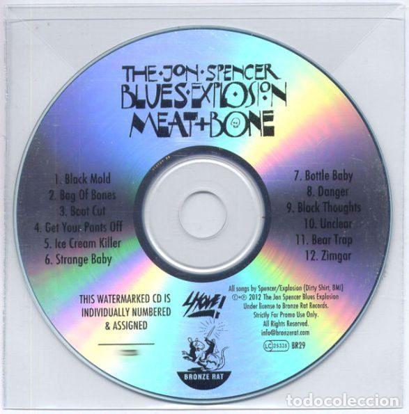 CD de M&uacute;sica: The Jon Spencer Blues Explosion &ndash; Meat + Bone (CDr, Bronzerat BR29)