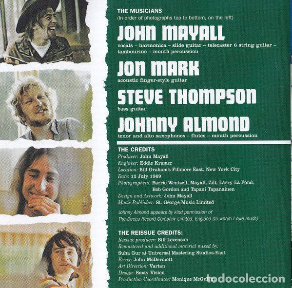 CDs de m&uacute;sica: John Mayall &ndash; The Turning Point (CD, Polydor 314 549 423-2) - Foto 2