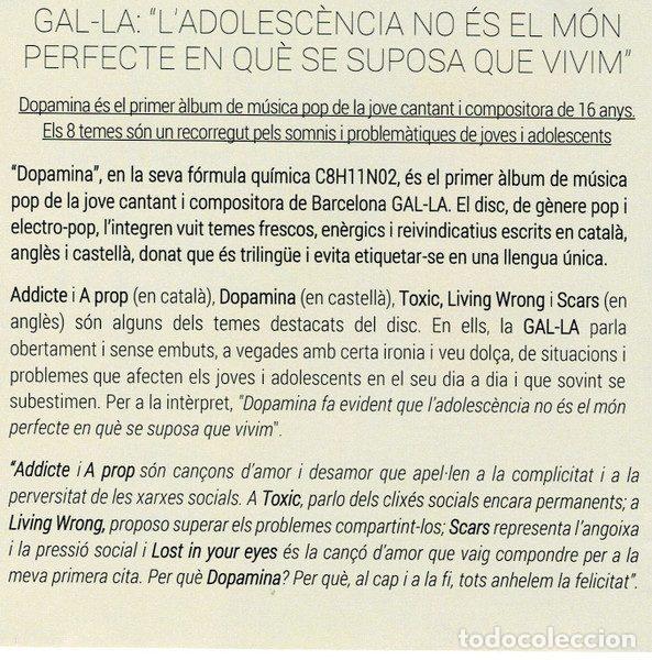 CDs de m&uacute;sica: Gal-la &ndash; Dopamina (CD, Rock CD Records RCDR4566) - Foto 6