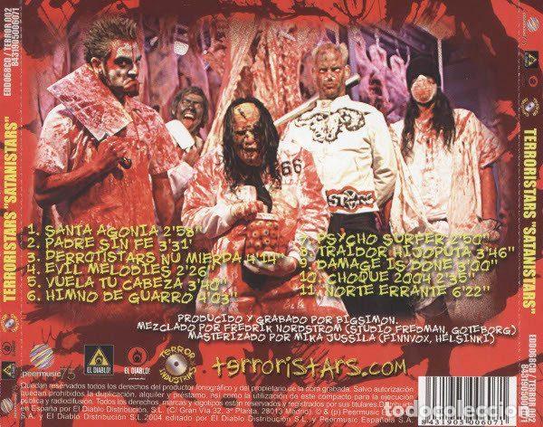 CDs de m&uacute;sica: Terroristars &ndash; Satanistars (CD, Terror Industrias TERROR 002) - Foto 2